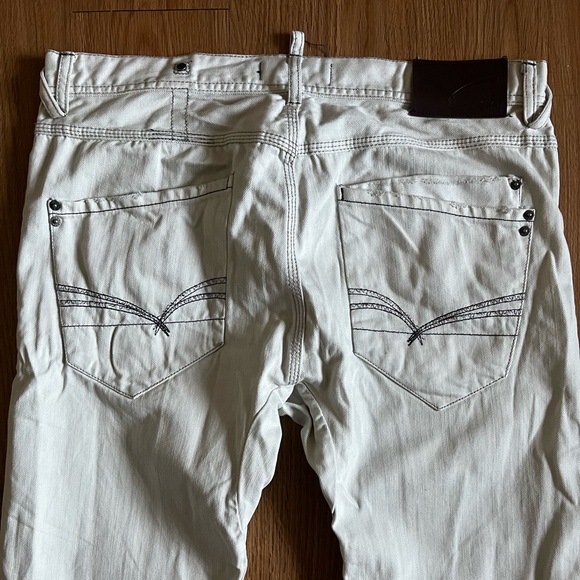 MENS SYN STONE FITTED JEANS 34 - Picture 3 of 3